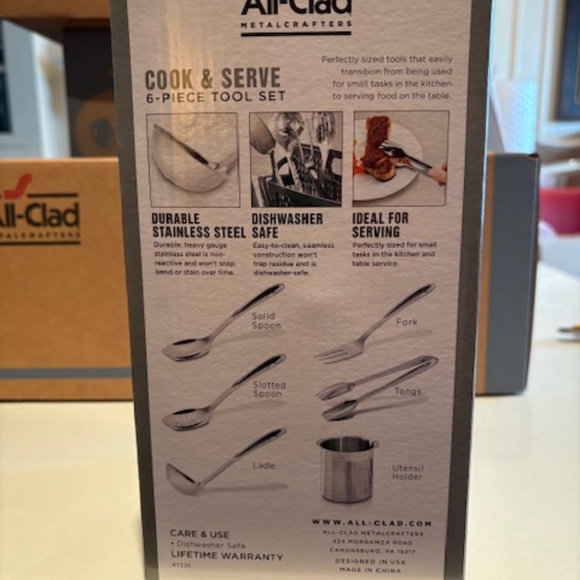 NOT AVAILABLE All-Clad Cook & Serve 6-Piece Tools Set - Picture 2 of 2